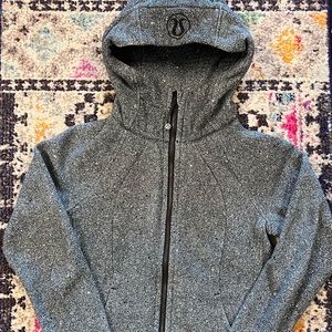 ❌SOLD❌ Perfect condition full zip lululemon scuba hoodie sz 6 space gray